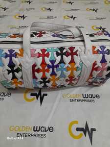 Bolsa de Viaje de Cuero Premium, Bolso de Gimnasio, Elegante, Duradero, Gran Capacidad, 10-15 kg, Golden Wave Enterprises GWCB07 Color - Product Image 2