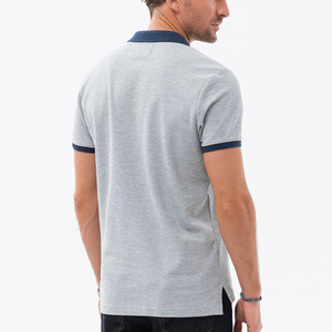 Camiseta Polo clásica con cuello de cuello para hombre personalizada OEM, camiseta de golf de algodón 100% con función antibolitas, Manga corta para cualquier temporada - Product Image 3