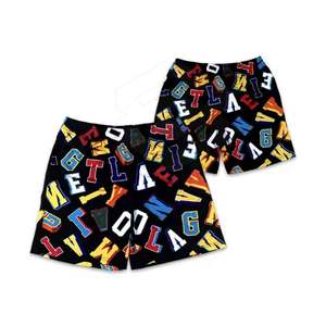 Pantalones cortos de entrenamiento de gimnasio de malla de poliéster de secado rápido con logotipo personalizado, pantalones cortos de malla de sublimación para hombres a precio razonable - Product Image 1