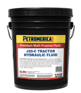 Lubrifiant automobile universel Petromerica, fluide hydraulique anti-usure pour tracteurs, huile SAE 5, seau de 5 gallons - Product Image 1