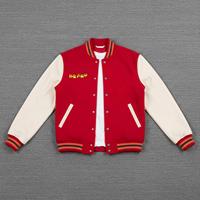 Erkekler İçin Normal Varsity Beyzbol Ceketi Düğmeli Cepler Kışlık Polar Astarlı Slim Fit Sokak Modası Koyun Postu Çevre Dostu