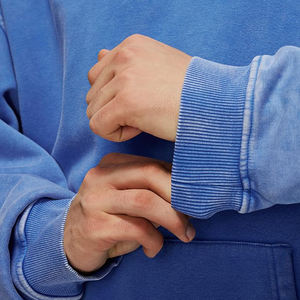 Loose Fit Drop Shoulder Heavy Weight Acid Washed <b>Men</b> <b>Hoodies</b> Low Price Best Sale Acid Washed Distressed <b>Hoodies</b> - Product Image 5