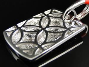 Estilo único S925 plata Moissanite Diamante tachonado nuevo rectángulo forma fiesta desgaste colgante para hombres mujeres - Product Image 3