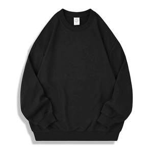 Pull-over en coton personnalisé pour hommes Sweat-shirt à capuche à col montant et col montant surdimensionné Streetwear pour l'hiver Technique de teinture unie - Product Image 2