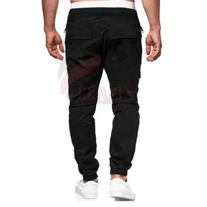 Pantalon cargo décontracté pour homme, respirant, écologique, à séchage rapide, avec logo personnalisé et matière en élasthanne/coton - Product Image 2