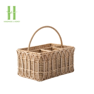 ตะกร้าปิคนิคหวายหวายสำหรับใส่ไวน์หลากหลายขนาดทำด้วยมือจากเวียดนาม - Product Image 3