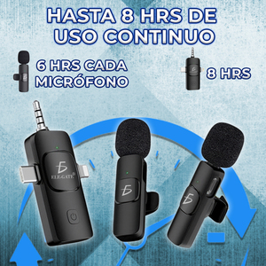 2.4G <b>Wireless</b> Lavalier <b>Microphone</b> with 3 Inputs (3.5mm Type C Lightning) Noise Reduction-<b>Microphone</b> and Accessories - Product Image 2