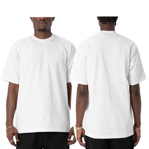 เสื้อยืดคอกลมแขนสั้นสำหรับผู้ชายเสื้อยืดสตรีทแวร์ออกแบบโลโก้ได้ตามต้องการ - Product Image 1