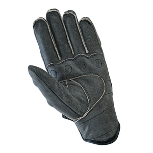 ถุงมือหนังสำหรับนักขี่มอเตอร์ไซค์แบบสั้นหนังหุ้มเกราะสำหรับผู้ชายถุงมือหนังแท้สีน้ำตาลสีน้ำตาลสำหรับแข่งรถมอเตอร์ไซด์ - Product Image 6