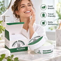 Poudre blanchissante pour les dents à la menthe de haute qualité, fabriquée sur mesure, nettoie la bouche, rafraîchit l'haleine, idéale pour une utilisation à domicile