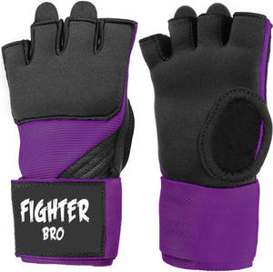 Guantes de Boxeo con Protección de Neopreno para Muñecas y Nudillos, Soporte para Manos para Entrenamiento y Sparring de Muay Thai - Product Image 5