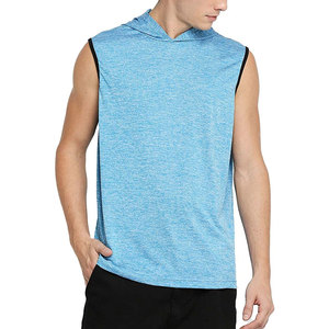 Sudaderas con Capucha Deportivas Personalizadas con Logotipo Estampado, MOQ Bajo, Venta al Por Mayor, Sudadera sin Mangas para Hombre, 100% Algodón, Corte Regular, para Gimnasio, Invierno - Product Image 2