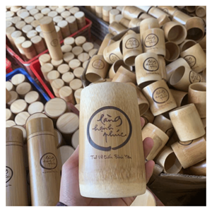 Gobelet en bambou, matériau naturel en bambou, pour l'eau, le jus et les boissons café, origine Vietnam - Product Image 2