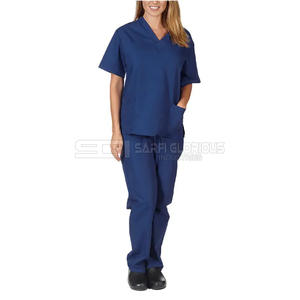 Combinaison médicale unisexe personnalisable, respirante, en maille, pour l'été, vêtements de médecin, vêtements de médecin en maille personnalisés - Product Image 1