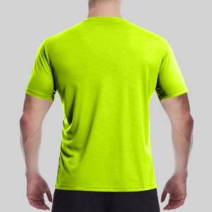 T-shirts pour hommes en polyester/coton tricoté, style hip-hop, respirants, à séchage rapide, coupe classique, manches courtes, col rond, décontractés, pour l'été - Product Image 6