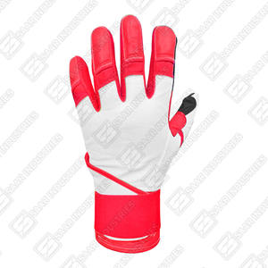 Gants de frappeur de baseball professionnels de conception personnalisée Matériau en cuir de vachette de qualité supérieure Meilleur entraînement Gants de frappeur de balle molle - Product Image 2