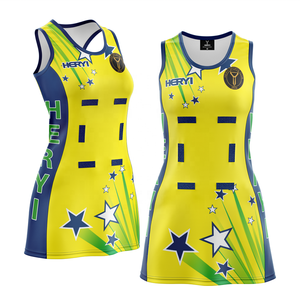Design original logo ensemble femmes sport Netball bavoir Netballl robe uniforme BY URBANGAZER INDUSTRIES - Product Image 4