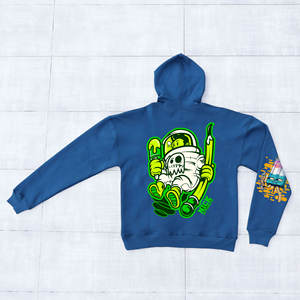 Sweat-shirt à capuche oversize en coton mélangé 100 % lourd OEM 2026 pour homme, idéal pour l'impression en relief et la broderie, collection hiver - Product Image 2