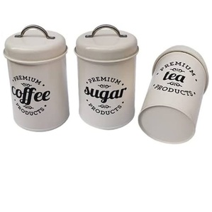 New Arrival Looking <b>Boxes</b> Sugar Canister For <b>Tea</b> /Coffee And Sugar Green Enamel Finishing Jar With <b>Wooden</b> Lid Supplier By India - Product Image 4
