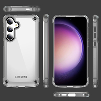 Coques de téléphone TPU+Acrylique Magnétiques Antichoc Souples avec Coins Renforcés pour S24 23 FE 22 A52 34 32