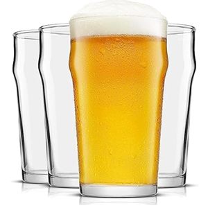 Verres à bière transparents de 500 ml avec impression personnalisée, conception empilable, logo sur mesure, fabrication en gros OEM/ODM - Product Image 2