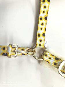 Offre Spéciale Personnalisable Nylon Halter Fantaisie Imprimé Conception En Gros Cheval Équestre Peaux De Mouton Fourrure Synthétique Rembourré Tailles Logo - Product Image 4