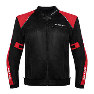 Veste d'équitation en maille respirante coupe-vent d'hiver et d'été de moto de haute qualité avec équipement de protection CE pour motard - Product Image 1