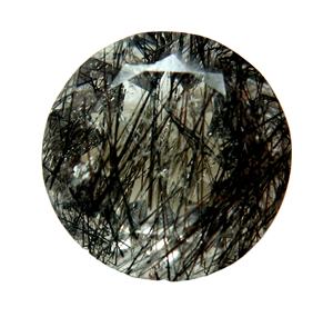 หินควอตซ์รูไทล์สีดำธรรมชาติ คุณภาพสูง ราคาดีที่สุด ทรงรีเหลี่ยมทันสมัย หินควอตซ์รูไทล์สีดำทรงกลม - Product Image 3