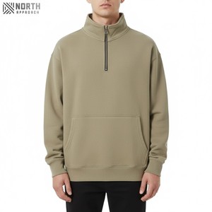 Chaqueta ajustada con cremallera para gimnasio para hombre al por mayor, sudaderas con capucha de diseñador a granel con logotipo personalizado, ropa deportiva de verano tejida sólida para correr - Product Image 1