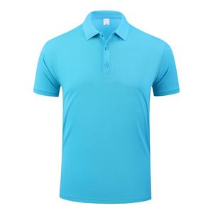 Polo Slim brodé de marque personnalisable en coton respirant régulier longue durée avec manches courtes Design durable - Product Image 5