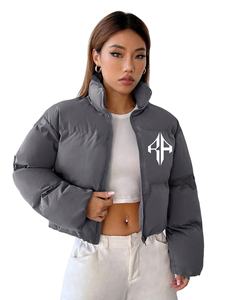 ATLANTIC nouvelle vente femmes veste d'hiver 100% Premium haute qualité respirant imprimé doudoune Logo personnalisé - Product Image 5
