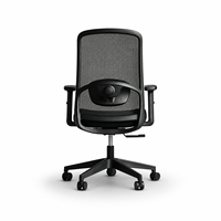 Chaise de bureau moderne de luxe ergonomique et confortable avec accoudoirs réglables, hauteur réglable, pivotante, en métal et en maille