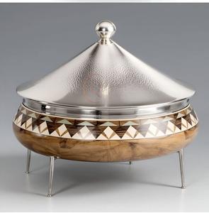 Casserole en acier inoxydable pour servir des plats chauds |   Qualité durable avec une finition haut de gamme - Product Image 6