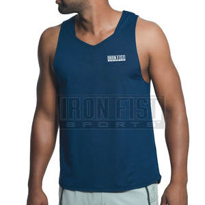 Camiseta sin mangas informal para gimnasio para hombre, chaleco deportivo con ajuste muscular que absorbe la humedad para ejercicio y fitness, venta al por mayor - Product Image 1