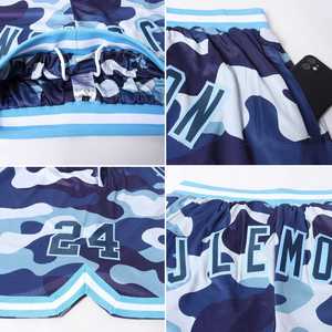 Pantalones Cortos Deportivos de Baloncesto para Hombre, de Malla, Transpirables, Anti-UV, Impermeables, de Secado Rápido, con Estampado Personalizado, de Alta Calidad al por Mayor - Product Image 3