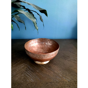 High Quality <b>Large</b> Polished Copper Serving <b>Bowl</b> for Salads Snacks Dry Fruits and Kitchen Use for Export Selling Price - Product Image 6