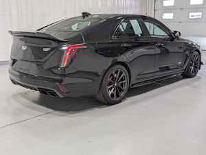 2024 CT4 V <b>Black</b> <b>wing</b> RWD is a high performance luxury sports sedan featuring a 3.6L twin turbo V6 engine - Product Image 2