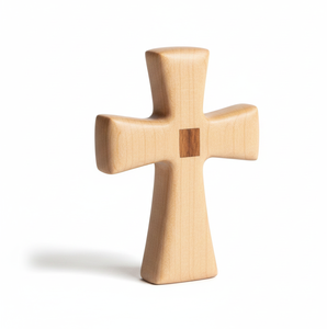 High Quality Custom Solid Wood Polished Eco-Friendly Christian Cross Handmade Religious <b>Wall</b>-Mounted Art Home Church Chapel - Product Image 2