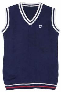 เสื้อสเวตเตอร์นักเรียนแบบครึ่งแขน ACRO WOOL คุณภาพสูง ผลิตตามสั่ง (OEM) สำหรับเด็กผู้ชายและเด็กผู้หญิง  ดีไซน์ใหม่สำหรับฤดูใบไม้ร่วง/ฤดูหนาว - Product Image 6