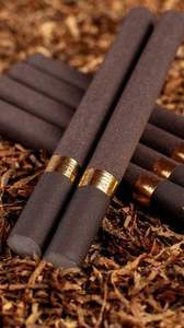 Tubos de Cigarrillos Desechables de Acetato Modernos en Color Dorado Marrón de 24 mm - Product Image 2