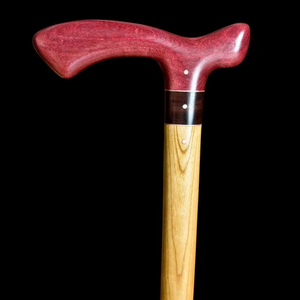 ไม้เท้าเรซิ่นไม้กันลื่นที่มีด้ามจับแข็งแรงหลายรูปทรงสำหรับคนวัยชราที่ฟื้นฟู - Product Image 1