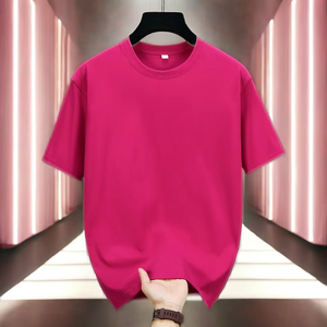 Camiseta de Algodón de Alta Calidad para Hombre, Lisa, Informal, Tejida, Ecológica, Transpirable, Colores y Tallas Personalizables - Product Image 2