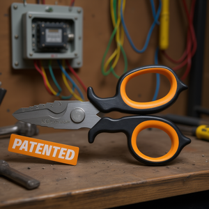 Ciseaux d'électricien à double action avec profils de coupe en acier inoxydable revêtus de DLC - Product Image 3