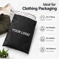Logo personnalisé PE PET plastique Poly emballage fermeture éclair zip-lock t-shirt vêtement sacs d'emballage pour robes vêtements emballage