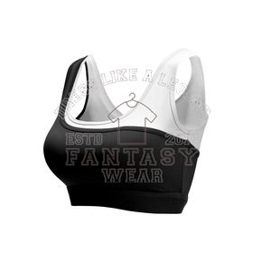 Sujetador deportivo FANTASY WEAR 2026 de última tendencia sin espalda con logo personalizado, personalizable, de secado rápido para yoga y fitness - Product Image 1
