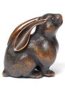 Sculpture de rugissement de lapin en aluminium moderne artisanat rustique élégant avec art de la faune coloré beaux espaces de vie décoratifs pour la maison - Product Image 3
