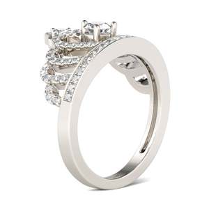 Jeulia Classic Crown Sterling Silver <b>Ring</b> with Zircon for Children's Wedding - Product Image 3