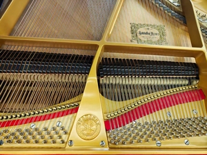Piano à queue Yamaha G5E d'occasion en excellent état, livraison rapide, finition élégante d'origine, touches lisses, fabriqué au Japon G5 - Product Image 3