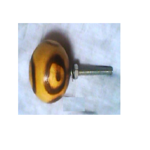 Boutons de porte d'armoire en céramique peints à la main de meilleure qualité Bouton de porte en bois pour meubles - Product Image 1