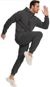 Survêtements pour hommes de haute qualité, respectueux de l'environnement, respirants et à séchage rapide, de grande taille pour l'hiver. - Product Image 3